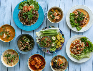 Thai Food Mixed Dishes 