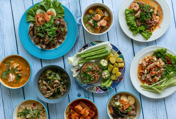 Thai Food Mixed Dishes 