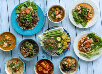 Thai Food Mixed Dishes 