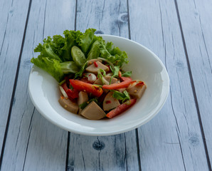 Thai Style Vietnamese Sausage Salad 