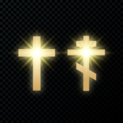 Obraz premium Holy Catholic and Orthodox Cross