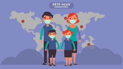 Stay home quarantine for Reduce the risk infection disease concept crisis situation that we’re all experiencing around the world due to the coronavirus Coronavirus 2019- ncov.