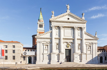 Fototapeta na wymiar Venice architecture. The Church of San Giorgio Maggiore in Venice, Italy.