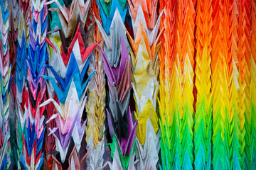 origami grullas