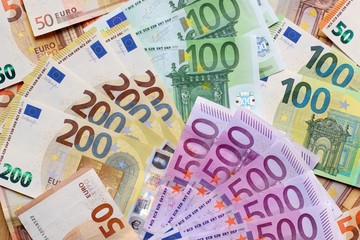Euro currency background