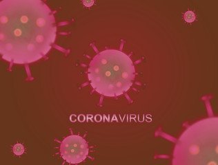 virus, coronavirus covid19 covid-19 on blue background neon, DNA, biological research	