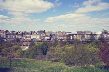 Fototapeta na wymiar view panorama edinburgh