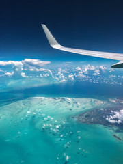 Caribbean view from above