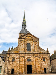 Fototapeta na wymiar Mont Saint Michel Abbey, Normandy, France