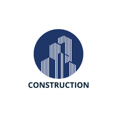 Building, Construction, Real Estate Logo Template Vector Icon.