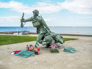 Honoring the brave soldiers of the 75th Anniversary of the Allied Invasion at the beaches of...