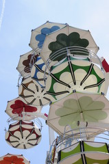 Gondeln beim Riesenrad