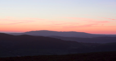 Sunset over Shropshire