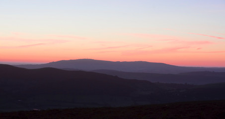 Sunset over Shropshire