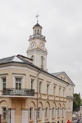 Fototapeta na wymiar VITEBSK, BELARUS - AUGUST 11, 2019: The building in the old town of Vitebsk.