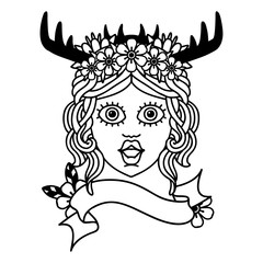 human druid illustration