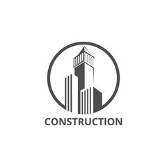 Building, Construction, Real Estate Logo Template Vector Icon.