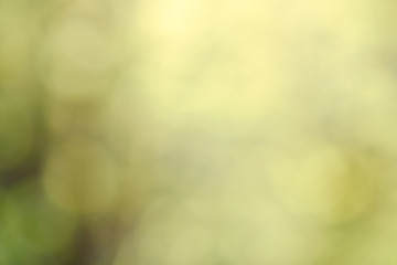 Beautiful blurred spring background with round bokeh.