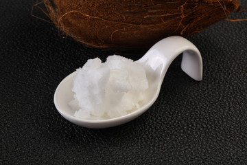 Dietary Coconut oil in the bowl