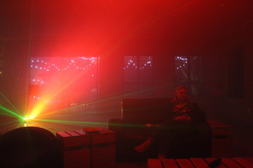 concert stage with lights