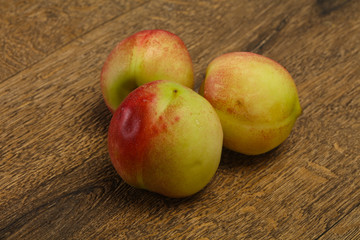 Sweet tasty fresh ripe apricots