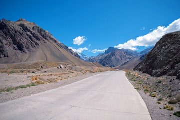 Aconcagua view from the valley below