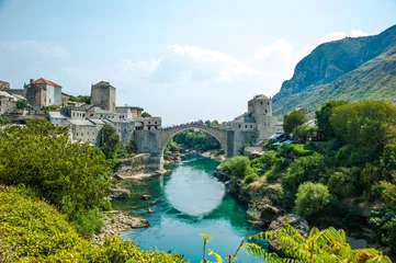 Cercles muraux Stari Most Mostar, Bosnie-Herzégovine Stari most