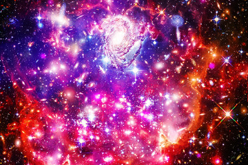 Galaxy. The elements of this image furnished by NASA.