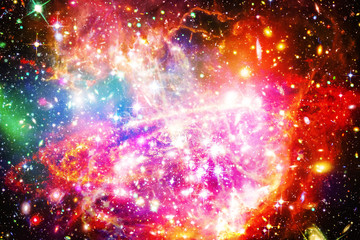Fascinating galaxy with stars. The elements of this image furnished by NASA.