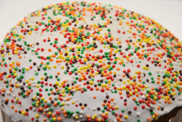 
Easter cake decorated