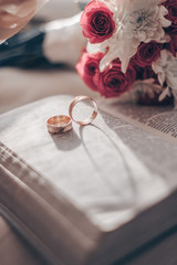 Wedding Ring on a Bible