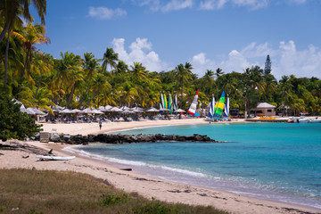 Fototapeta na wymiar View of Morris Bay, Antigua