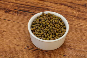 Vegetarian cuisine - dry green lentil