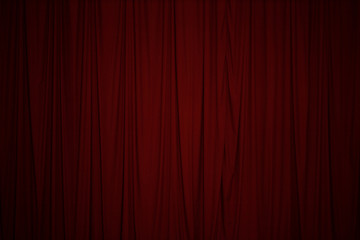 Theater curtain and stage light. Texture background for design.