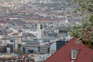 stadtansicht stuttgart stadtmitte 