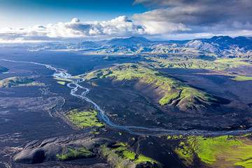 Islandia z lotu ptaka