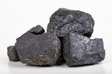 Brown coal nuggets. Material for the production of heat and electricity.