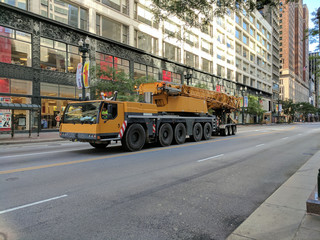 Construction Crane in the Street