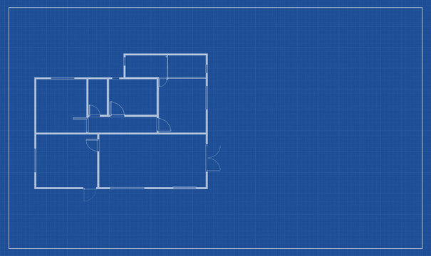 Clean background blueprint architecture
