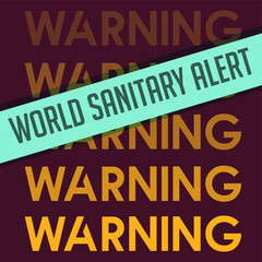 Coronavirus alert poster