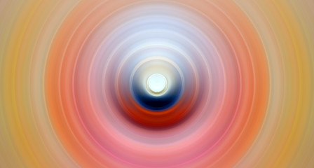 Abstract round background. Circles from the center point. Image of diverging circles. Rotation that creates circles.