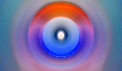 Abstract round background. Circles from the center point. Image of diverging circles. Rotation that creates circles.