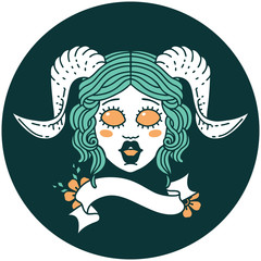 tiefling character face  icon