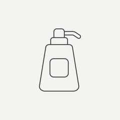 Liquid soap vector icon sign symbol