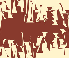 Geometric Abstract Background with Letters Pattern Urban Graffiti Pattern