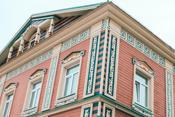 House in the Tatar style, in the city of Kazan