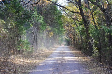 A Dusty Rural Road In South Central Oklahoma
