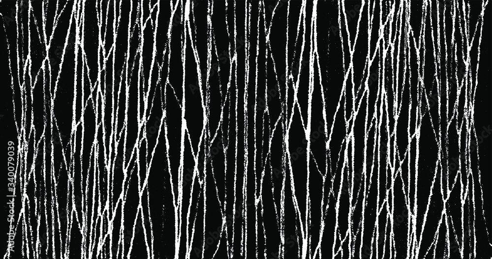Poster Slim lines texture. Parallel and intersecting lines abstract pattern. Abstract textured effect. Black isolated on white background.Vector illustration. EPS10.