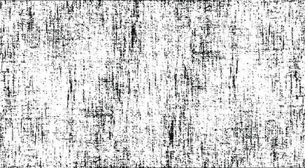 Distressed fabric texture. Vector texture of weaving fabric. Grunge background. Abstract halftone vector illustration. Overlay for interesting effect and depth. Black isolated on white background.