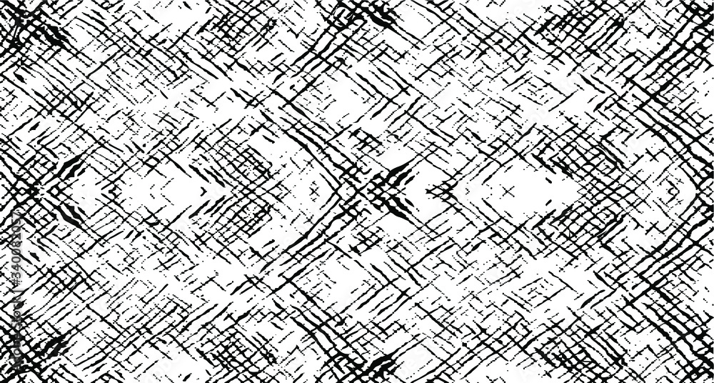 Aufkleber distressed fabric texture. vector texture of weaving fabric. grunge background. abstract halftone ve